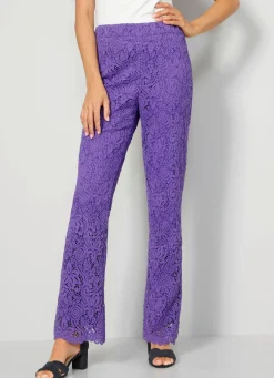 Hose aus floraler Spitze