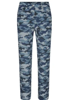 Hose mit Camouflage-Dessinierung