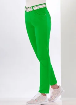 Hose mit platzierten Biesen