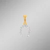 Hufeisen-Anhänger mit 10 Diamanten