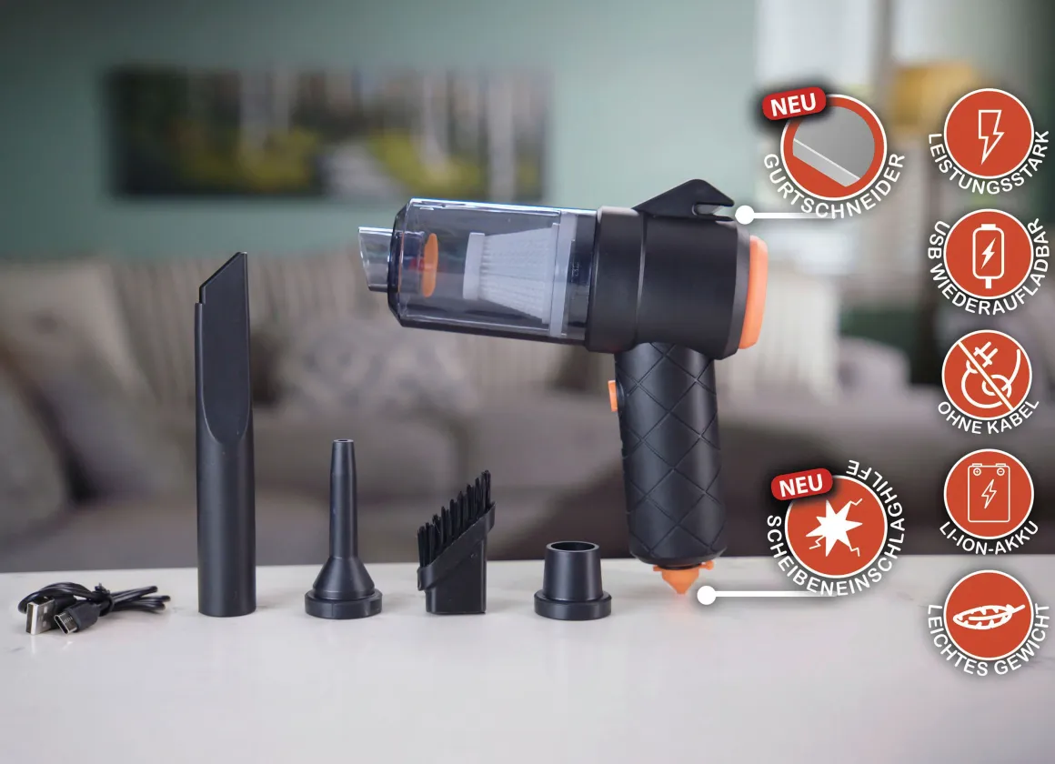 2-in-1 Mini-Akku-Handstaubsauger "STARLYF CLEAN ALL VAC"