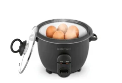 2-in-1 Reiskocher mit praktischer Dampfgarfunktion