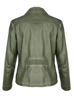 Jacke aus Lederimitat