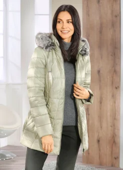 Jacke mit abnehmbarer Kapuze