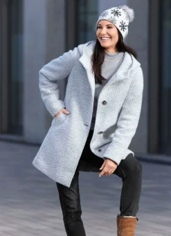 Jacke mit fester Kapuze
