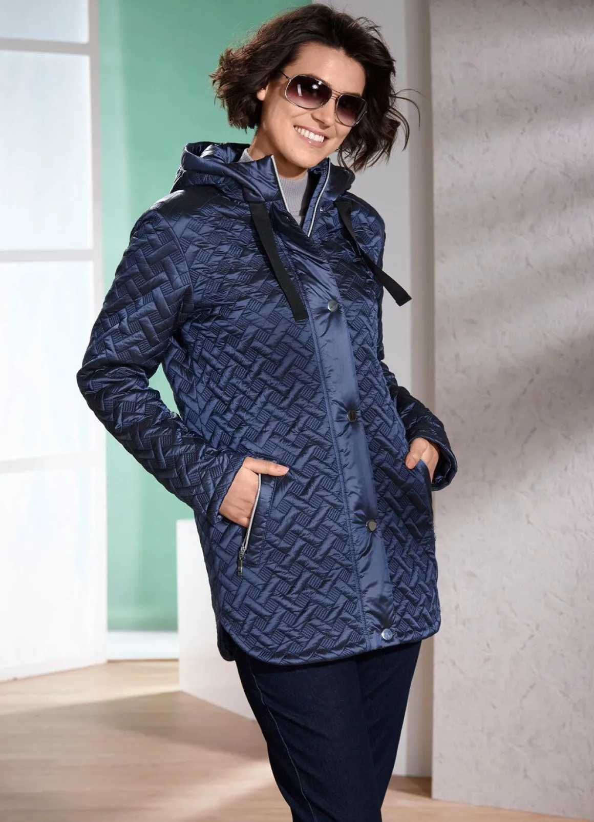 Jacke mit interessanter Steppung