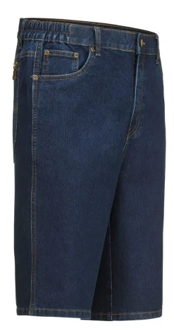Jeans-Bermudas mit Dehnbundeinsätzen in 3 Farben