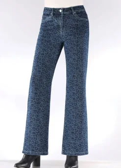 Jeans in aktueller Leo-Dessinierung