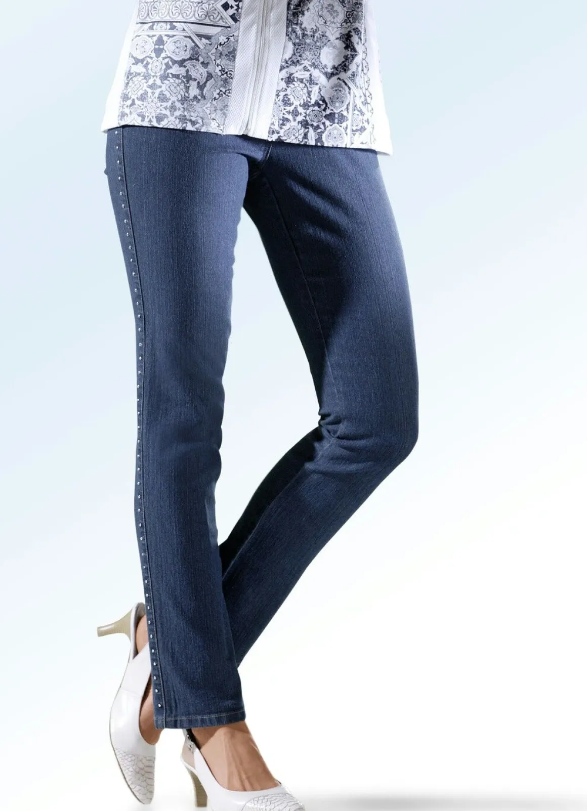 Jeans in Schlupfform