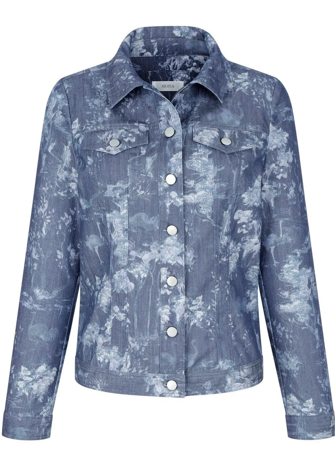 Jeansjacke mit Knopfleiste