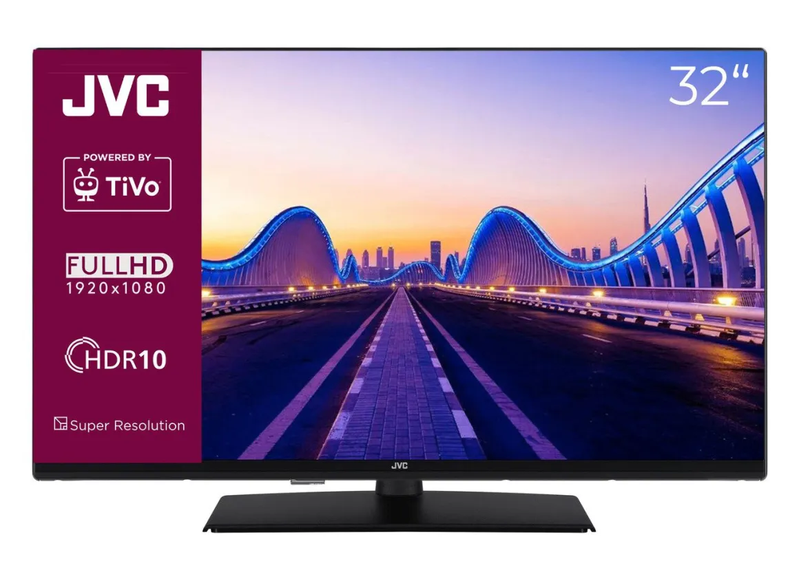 JVC LED-Fernseher mit 3-fach HD-Receiver