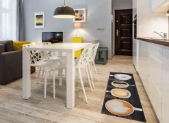 Küchenläufer Kaffeetassen, mit rutschhemmender Rückseite