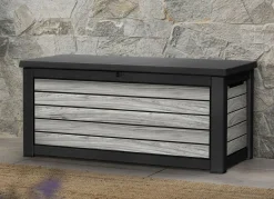 Kissenbox in trendiger Holzoptik