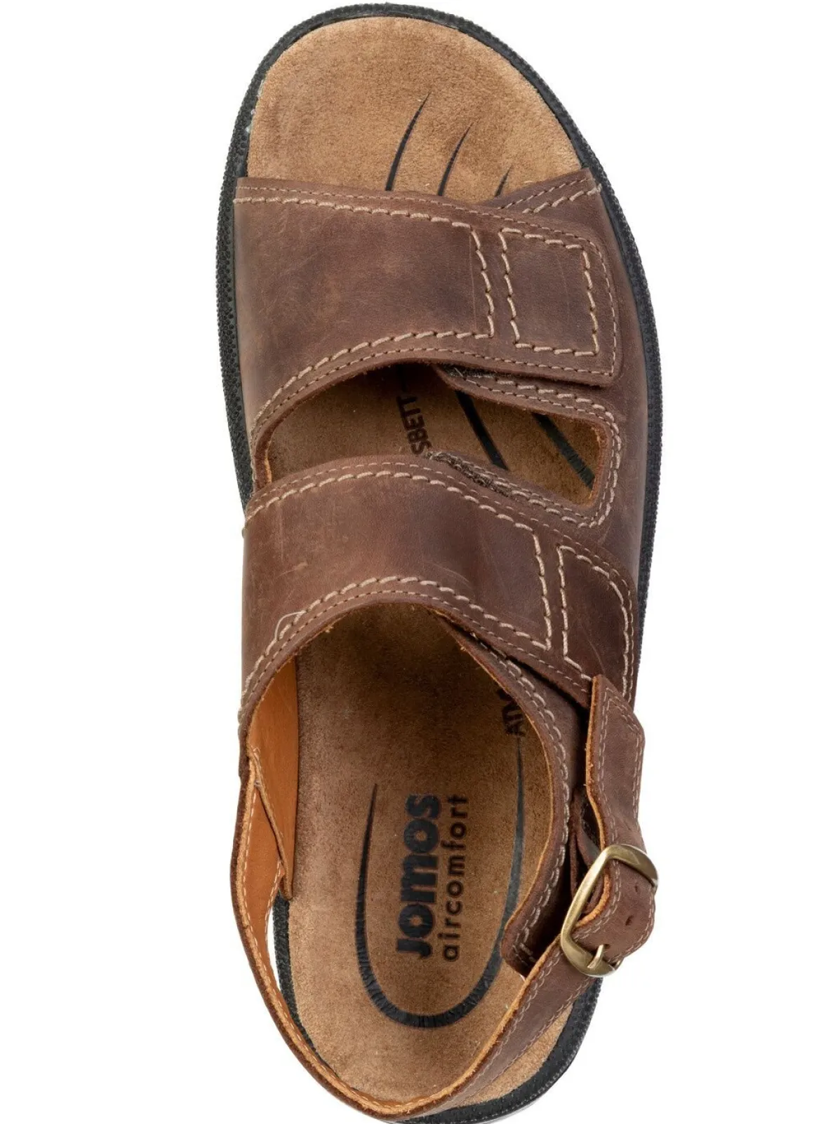 Klassische Herren-Sandalen, Weite H, mit Klettverschluss