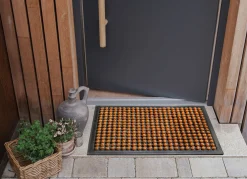 Kokos-Fußmatte mit rutschfestem Gummirücken