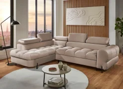 Komfortable Polsterecke mit Bettfunktion