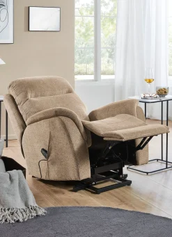 Komfortabler Massagesessel mit Aufstehhilfe