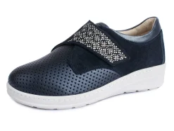 Komfort-Klett-Schuh mit aufwendiger Strassdeko