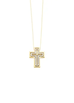 Kreuz-Anhänger mit Brillanten