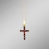 Kreuz-Anhänger mit Granat