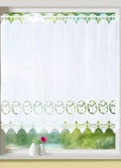 Kurzstore mit Blumen in Macramé-Spitze