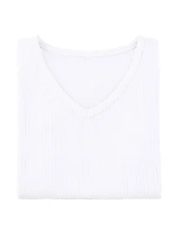 Laurina Shirt mit V-Ausschnitt