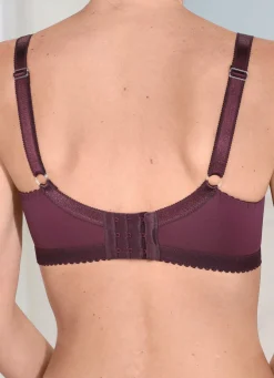 Laurina Zweierpack BH mit farbharmonischer Elastikspitze