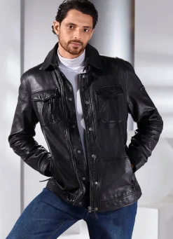 Lederkurzjacke von „Cabrini“
