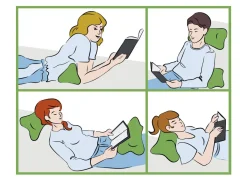 Leseknochen Kissen