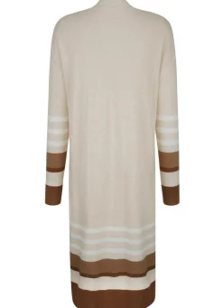 Long-Strickjacke mit Kaschmir