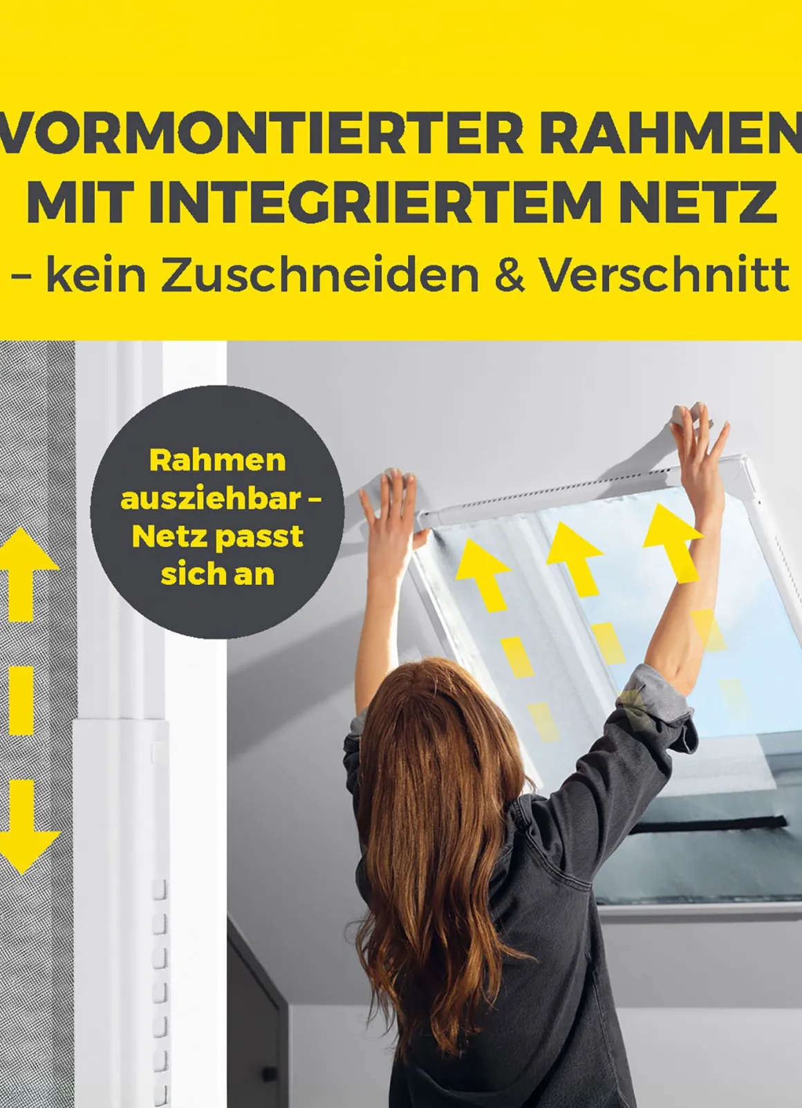 Magic-Fit Teleskop-Dachfenstergitter
