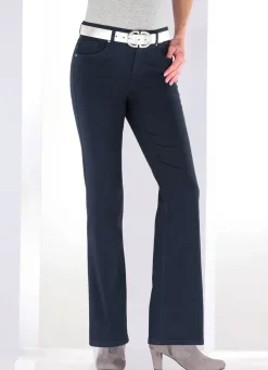 Magic-Jeans mit modisch weiterem Beinverlauf