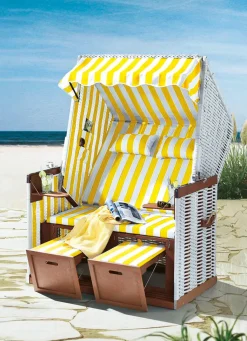 Maritimer Strandkorb