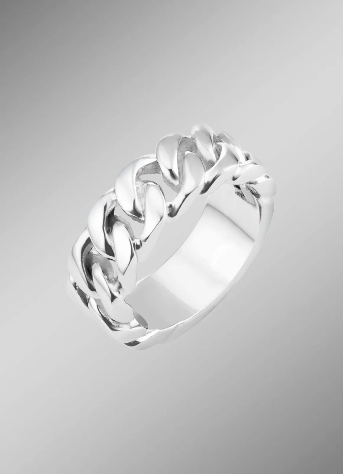 Markanter Herrenring in Ketten-Design