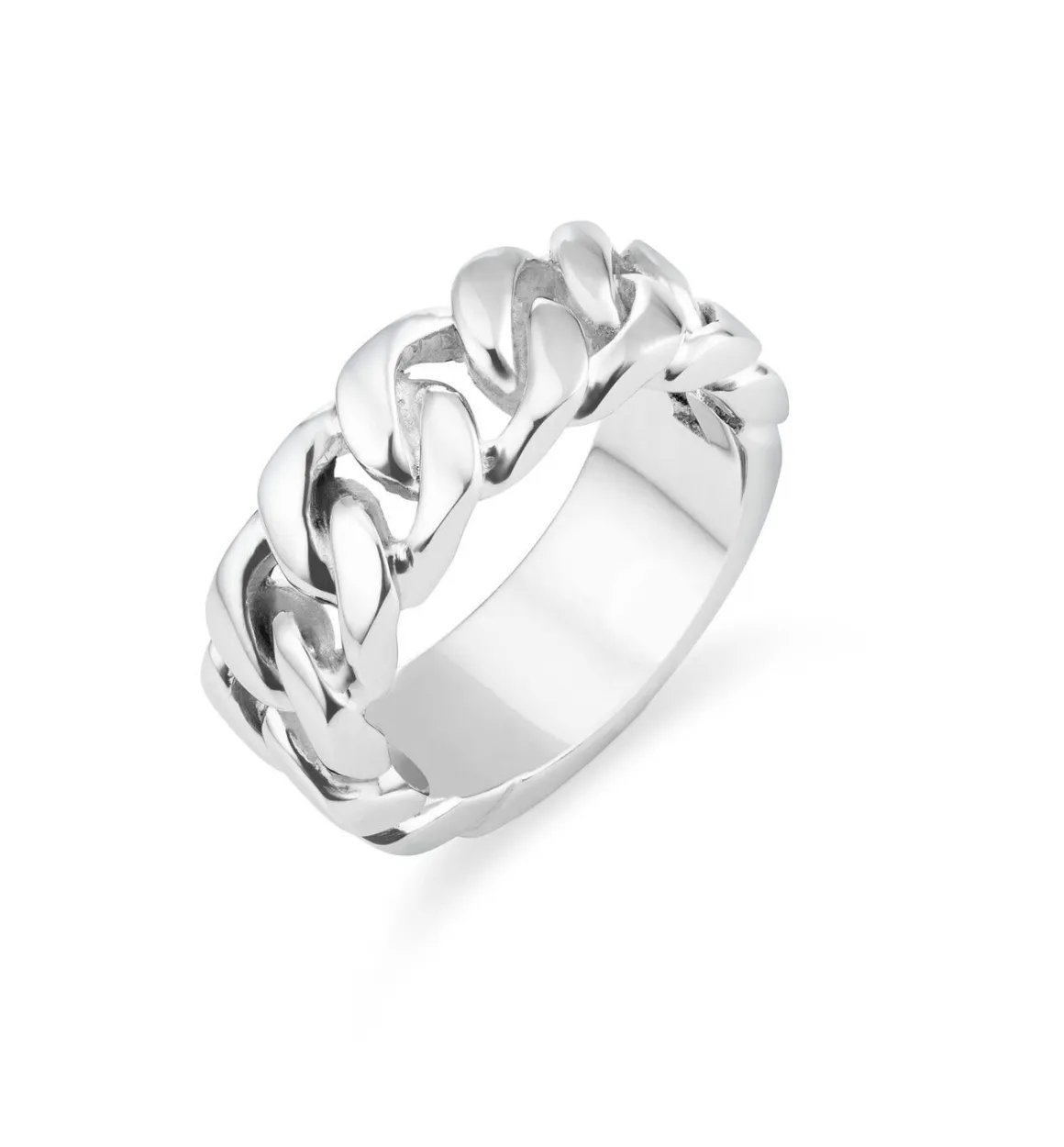 Markanter Herrenring in Ketten-Design