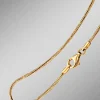 Massive Schlangenkette mit Karabiner Verschluss