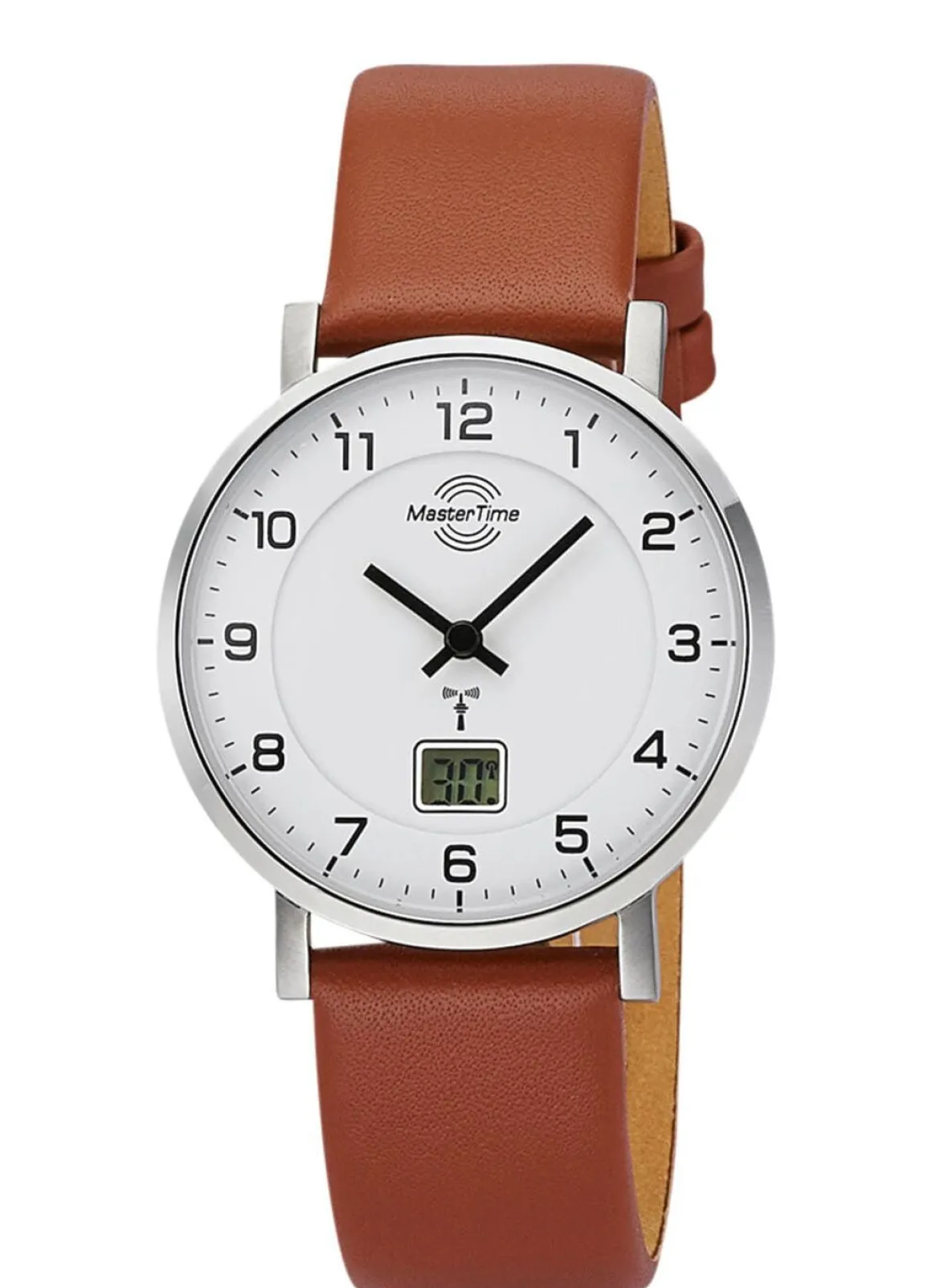 Master Time Damen-Lederarmbanduhr