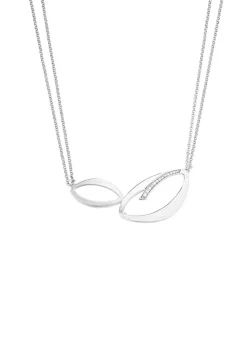 Moderne Halskette mit Zirkonia