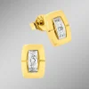 Moderne Ohrstecker mit Diamanten