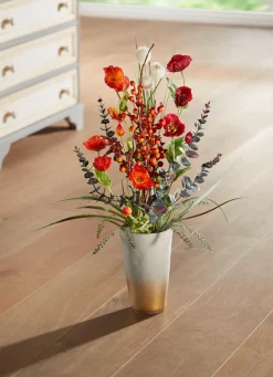 Mohnblumen-Arrangement in Vase