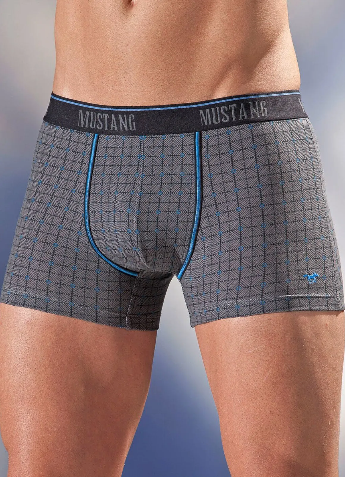 Mustang, Dreierpack Pants, kariert