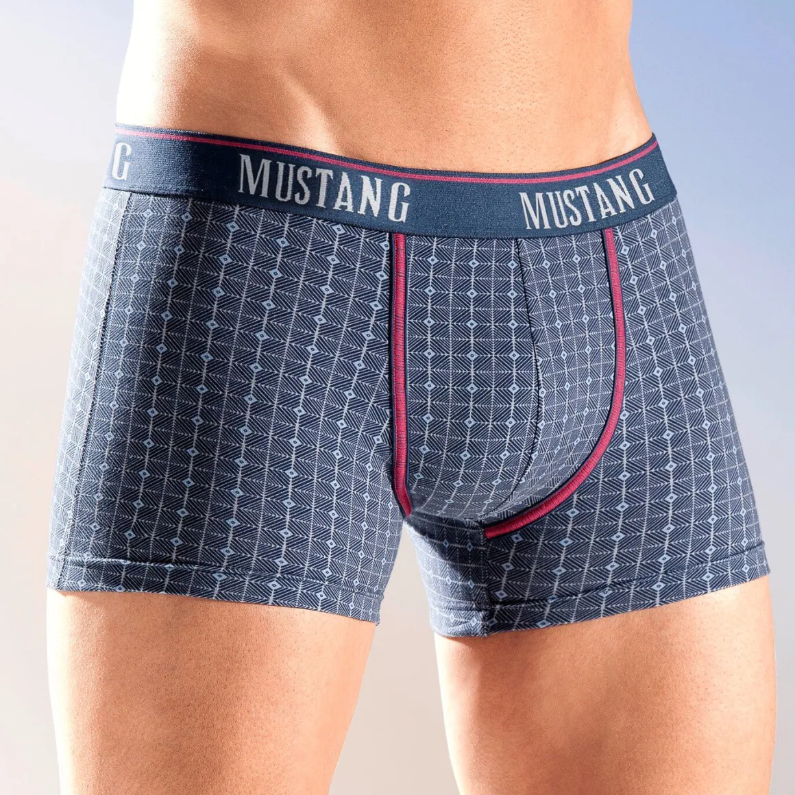 Mustang, Dreierpack Pants, kariert
