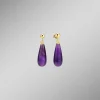 Ohrstecker aus Gold mit Amethyst