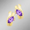Ohrstecker mit echt Amethyst