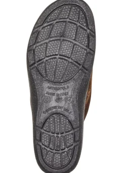 Pantoffel mit floralem Muster
