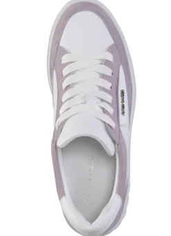 Peter Kaiser Schnür-Sneaker aus Nappa- und Veloursleder