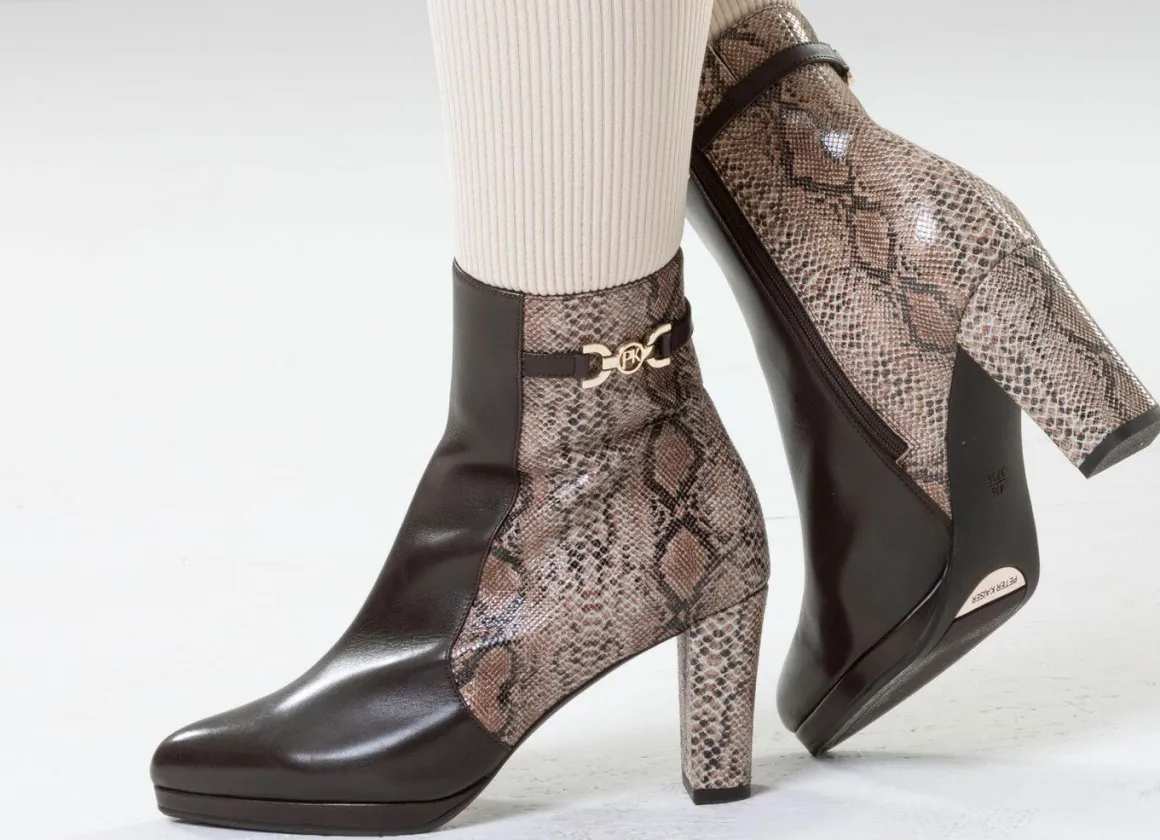 Peter Kaiser, trendige Damen-Stiefeletten, mit Reißverschluss