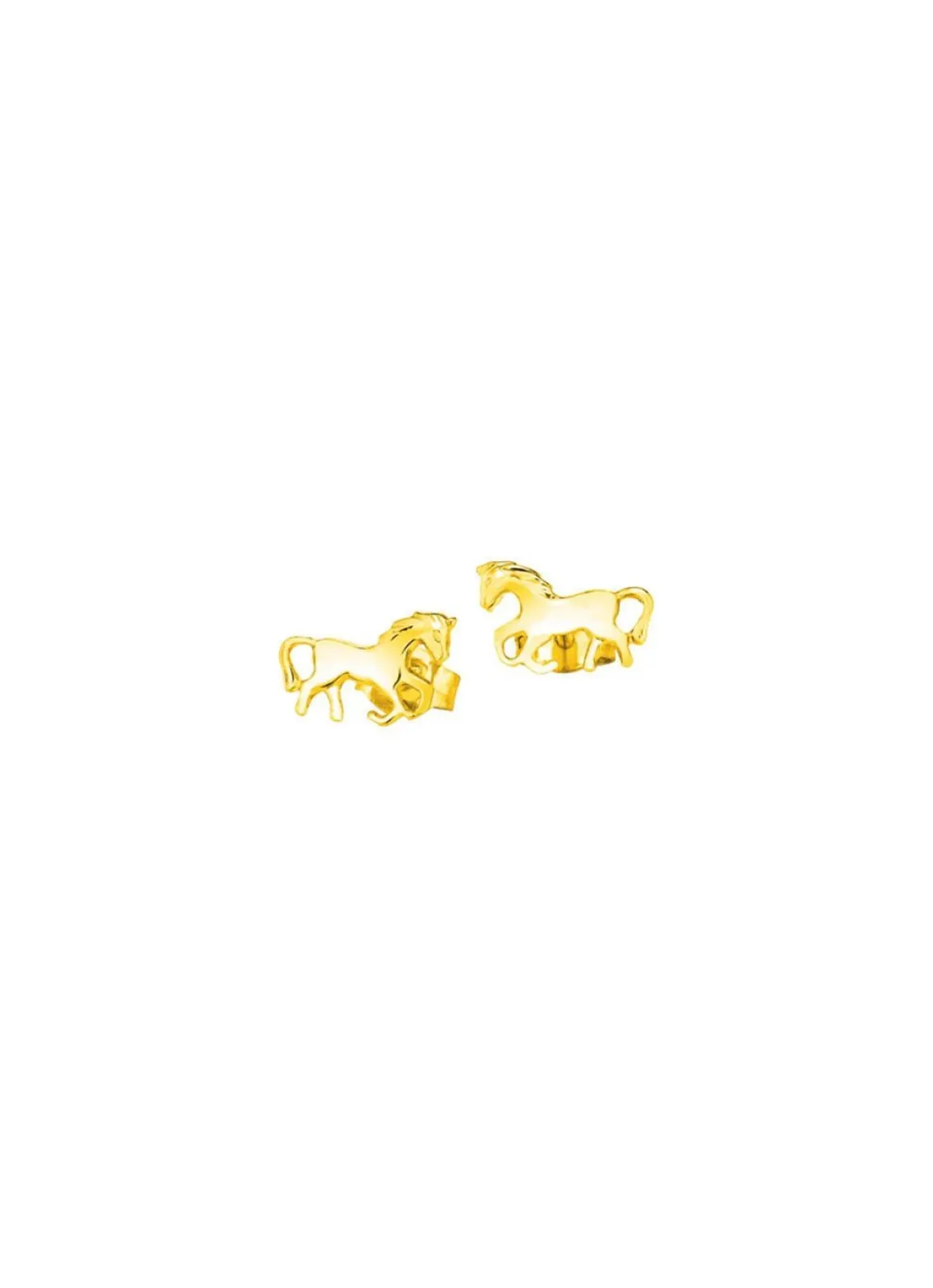 Pferde-Ohrstecker aus Gold