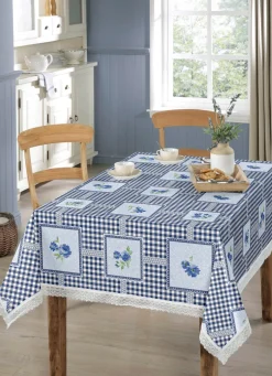 Pflegeleichte Wachstuch-Tischdecke