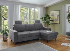Polsterecke mit Bettfunktion und Longchair